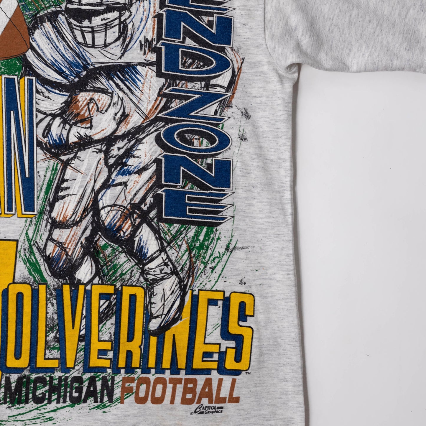 90'S MICHIGAN WOLVERINES COLLEGE FOOTBALL