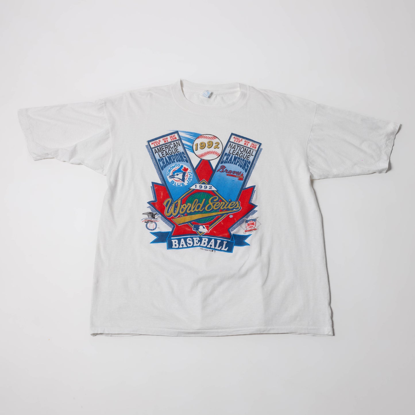 '92 WORLD SERIES TORONTO BLUE JAYS VS ATLANTA BRAVES